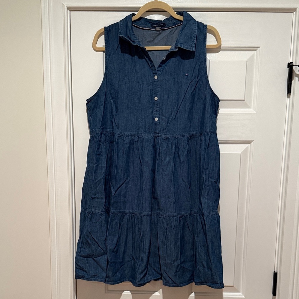 Tommy Hilfiger Denim Blue Sleeveless  Dress